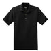 Black Custom Jersey Knit Polo Shirt With Logo