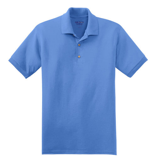 Carolina Blue Custom  Jersey Knit Polo Shirt With Logo