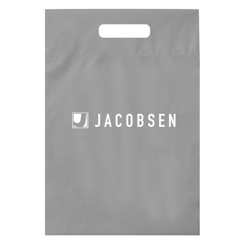 Gray Custom Promotional Plastic Bag