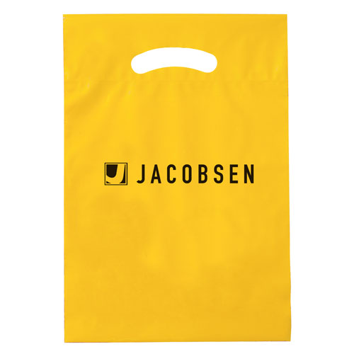 Yellow Custom Promotional Plastic Bag