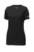 Black Custom Nike Dri-FIT Ladies Cotton Feel T-Shirt