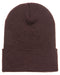 Brown Custom Yupoong Knit Cap