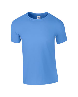 Carolina Blue Custom Gildan Soft Style T-Shirt
