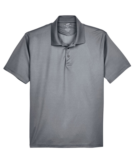 Charcoal Cool & Dry Mesh Piqué Polo With Logo