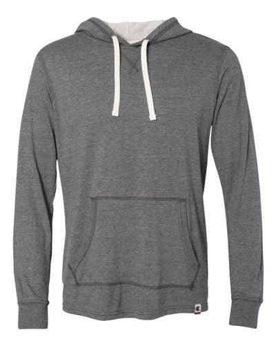 Charcoal Heather Custom Champion Originals Triblend Hooded Pullover