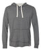 Charcoal Heather Custom Champion Originals Triblend Hooded Pullover