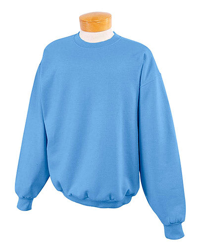 Columbia Blue Custom Jerzees Crewneck Sweatshirt
