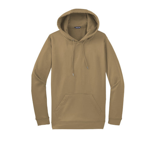 Coyote Brown Custom Dry Performance Hoodie Sweatshirt