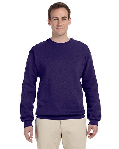 Deep Purple Custom Jerzees Crewneck Sweatshirt