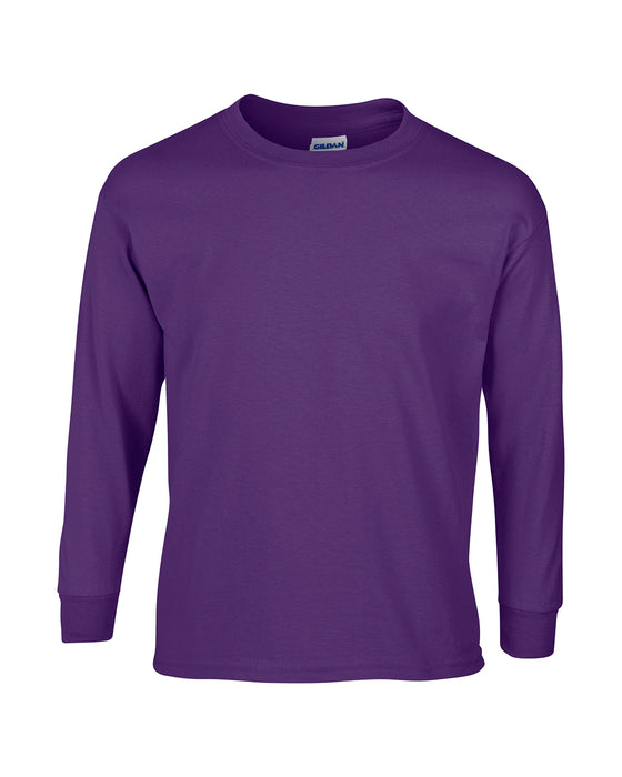 Purple Custom Gildan Long Sleeve T-Shirt