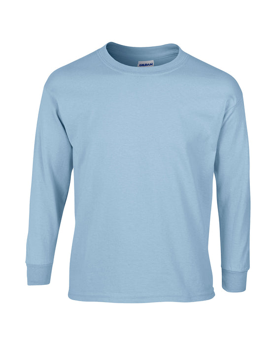 Light Blue Custom Gildan Long Sleeve T-Shirt