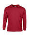 Cardinal Red Custom Gildan Long Sleeve T-Shirt