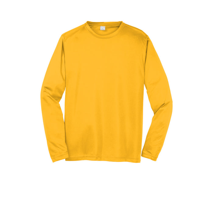 Gold Custom Long Sleeve Dry Performance T-Shirt