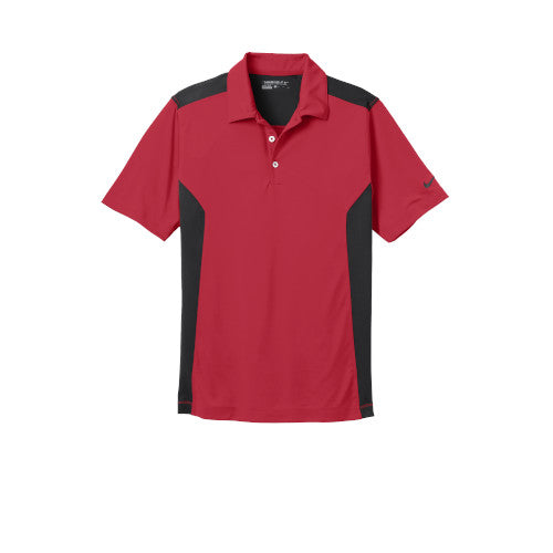 Gym Red/Black Nike Dri-FIT Engineered Mesh Polo With Logo