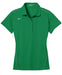 Lucky Green Nike Dri-FIT Ladies Sport Swoosh Pique Polo With Logo