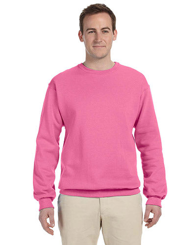Neon Pink Custom Jerzees Crewneck Sweatshirt
