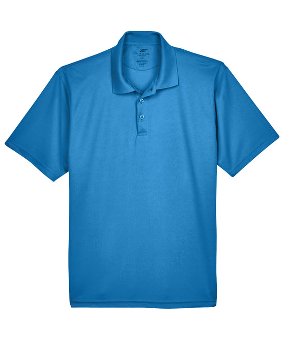 Pacific Blue Cool & Dry Mesh Piqué Polo With Logo