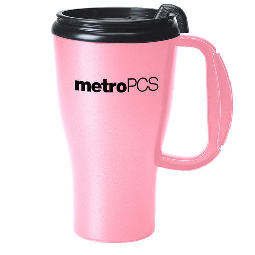Pink Custom Travel Mug 16oz