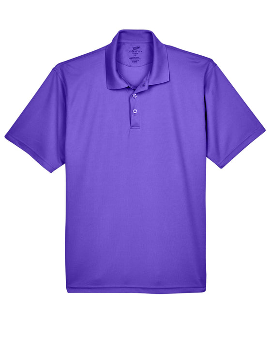 Purple Cool & Dry Mesh Piqué Polo With Logo