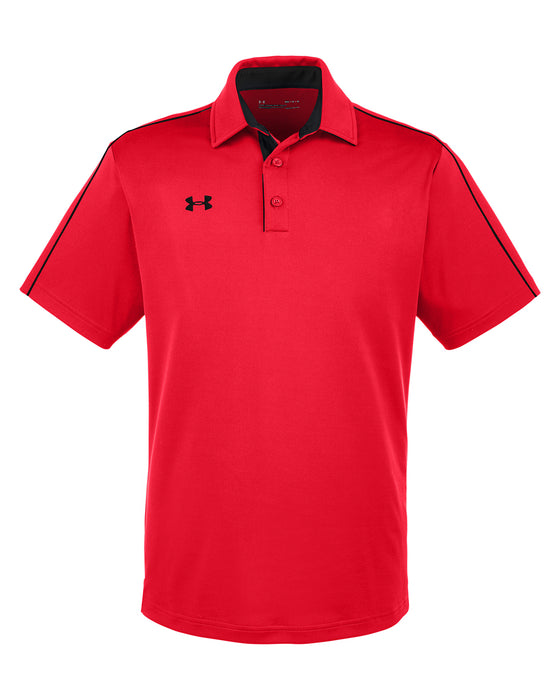 Red Under Armour Tech Polo