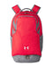 Red/ Silver  Custom Under Armour Unisex Hustle II Backpack