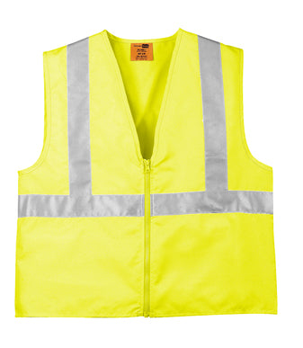 Safety Green/Reflective Custom Safety Green Reflective Vest