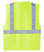 Safety Green/Reflective Custom Safety Green Reflective Vest back side