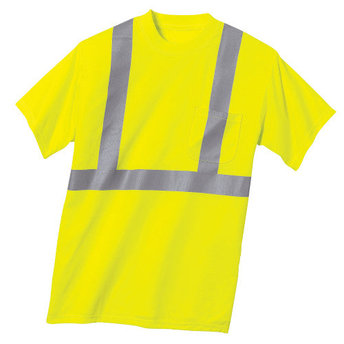 Safety Green/Reflective Custom Safety Green Reflective T-Shirt