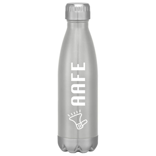 Silver Custom Cola Shaped Stainless Steel Bottle
