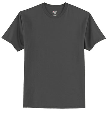Smoke Grey Custom Hanes Tagless T-Shirt