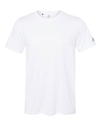 White Custom Adidas Sport T-Shirt