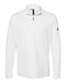 White Custom Adidas - Lightweight Quarter Zip Pullover