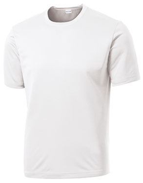 White Custom Dry Performance T-Shirt