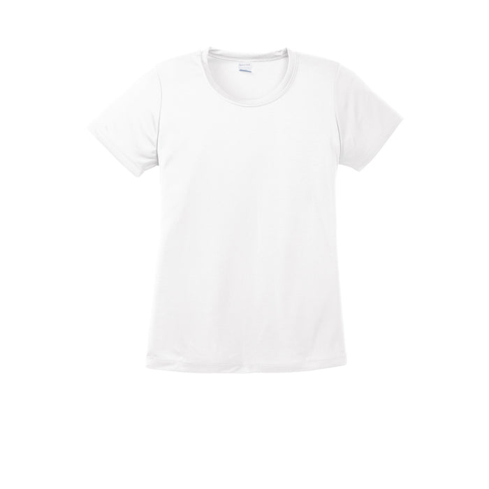 White Custom Ladies Dry Performance T-Shirt