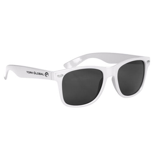 White Custom Malibu Sunglasses