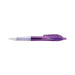 Clear Purple Custom Bic Clic Gel Pen