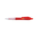 Clear Red Custom Bic Clic Gel Pen