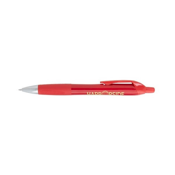Solid Red Custom Bic Clic Gel Pen