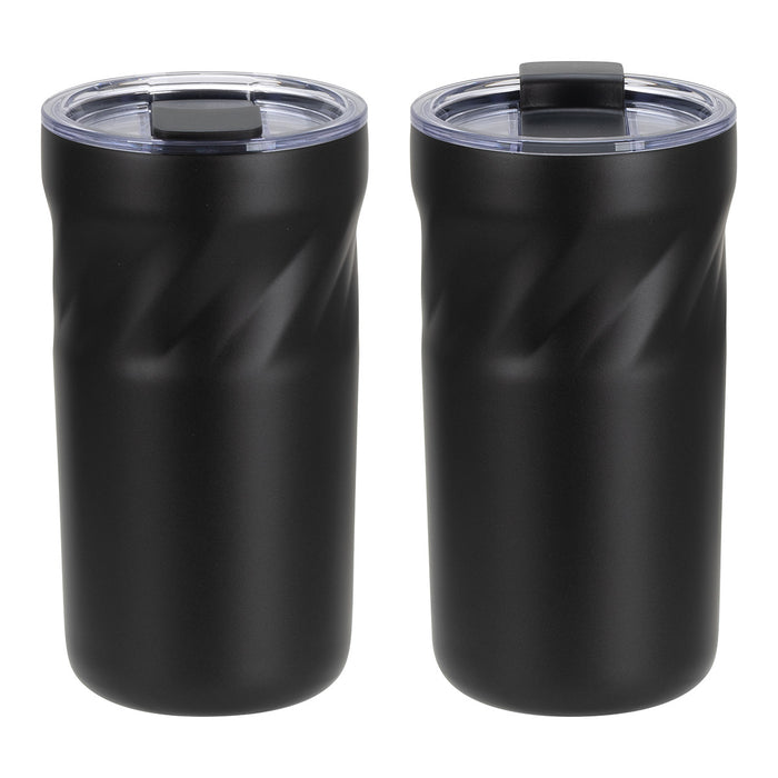 Black Izzie 16 oz Eco-Friendly Vacuum Insulated Tumbler plain