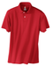 Deep Red Custom Hanes Jersey Knit Polo With Logo
