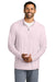 Front View of StonePink TravisMathew Crestview 1/4-Zip TM1MW452 plain