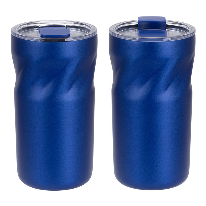 Navy Blue Izzie 16 oz Eco-Friendly Vacuum Insulated Tumbler plain