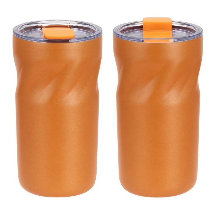 Orange Izzie 16 oz Eco-Friendly Vacuum Insulated Tumbler plain