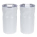 White Izzie 16 oz Eco-Friendly Vacuum Insulated Tumbler plain