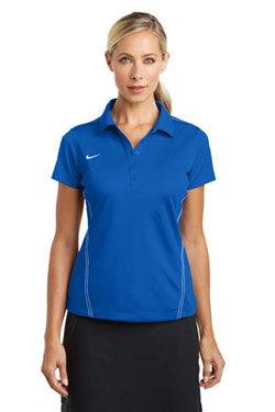 Nike Dri-FIT Ladies Sport Swoosh Pique Polo With Logo