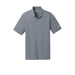 Cool Grey Nike Dri-FIT Mesh Golf Shirt With Logo