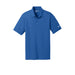 Gym Blue Nike Dri-FIT Mesh Golf Shirt With Logo