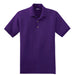 Purple Custom Jersey Knit Polo Shirt With Logo