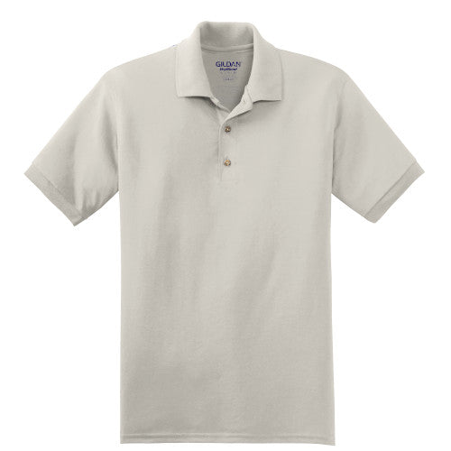 Sand Custom Jersey Knit Polo Shirt With Logo