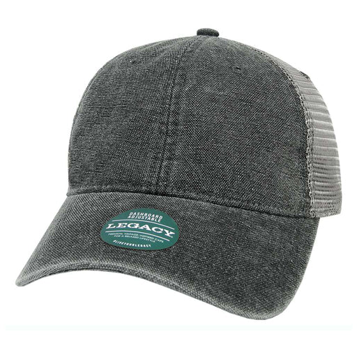 Black/Grey Custom Legacy Dashboard Trucker Hat